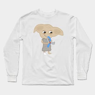 Cute Elf with Diabetes Awareness Ribbon Long Sleeve T-Shirt